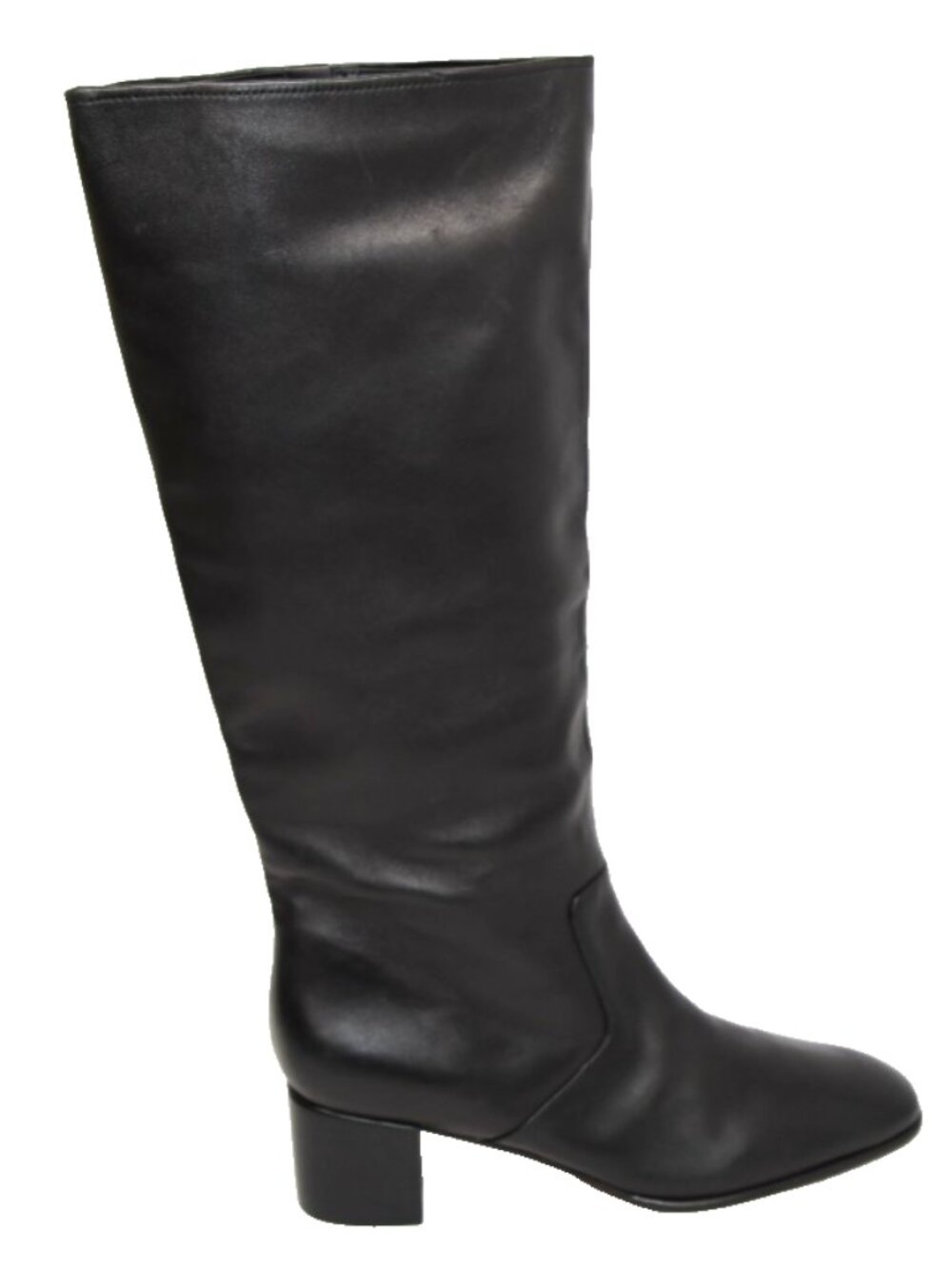 New! VINCE Arabel Tall Leather Boot Size 11 Black US DD203A
